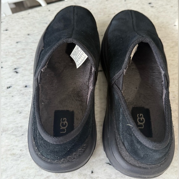 UGG Men's Black Suede Slip-Ons - Picture 3 of 5